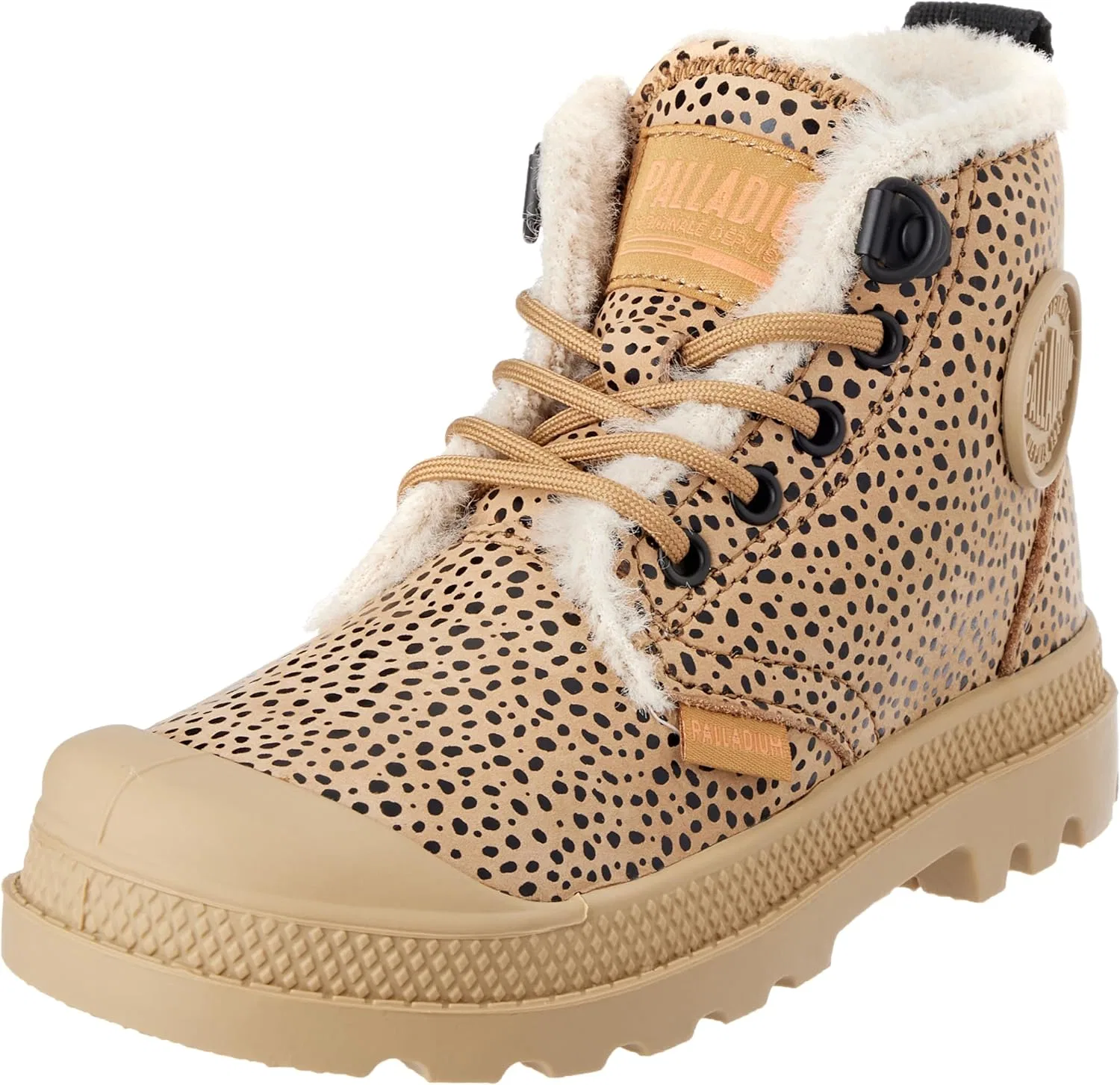 Модные шерстяные ботинки Palladium Girls Pampa Hi Zip, Dear Brown Safari