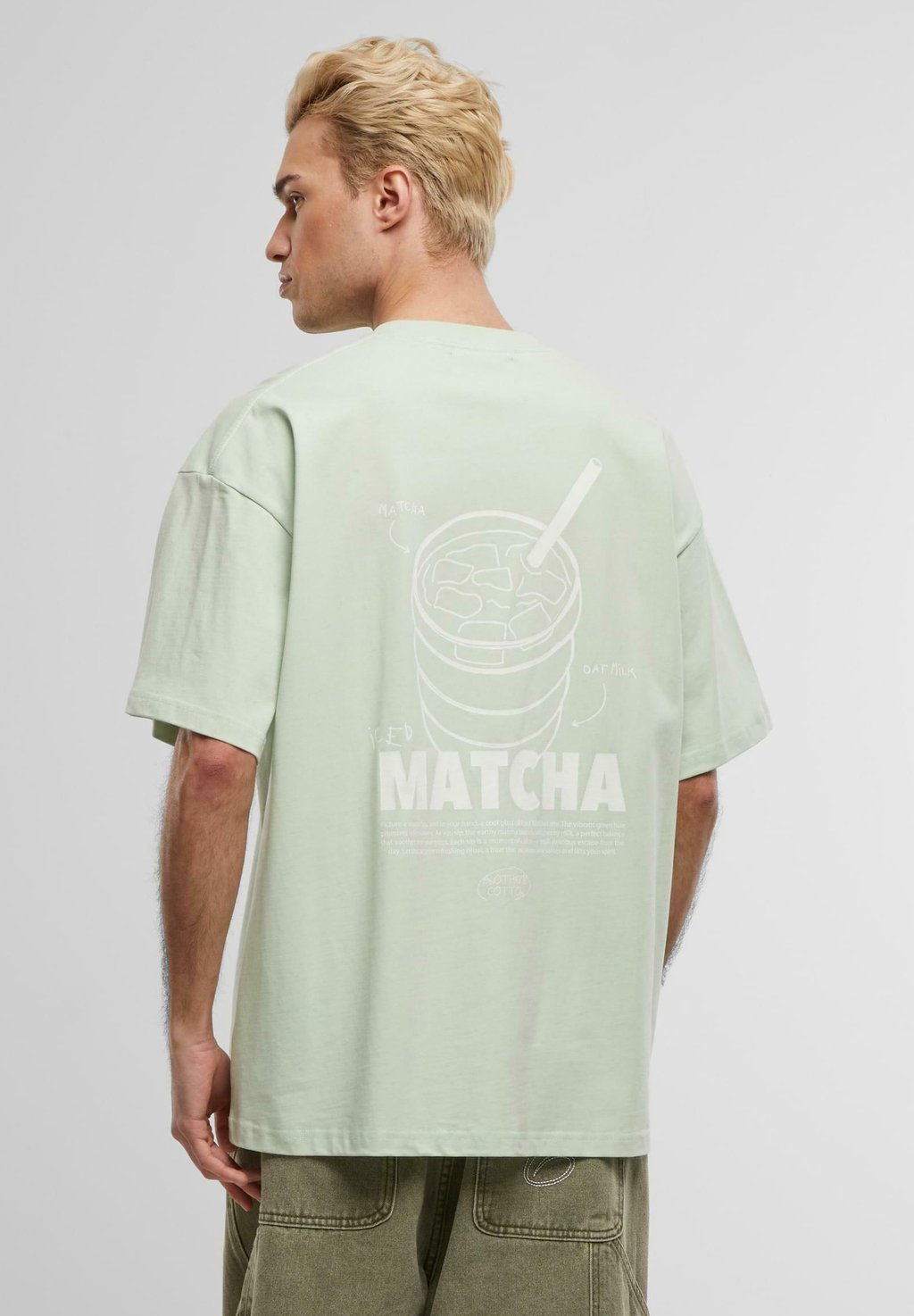 

Футболка с принтом MATCHA Another Cotton Lab, зеленый