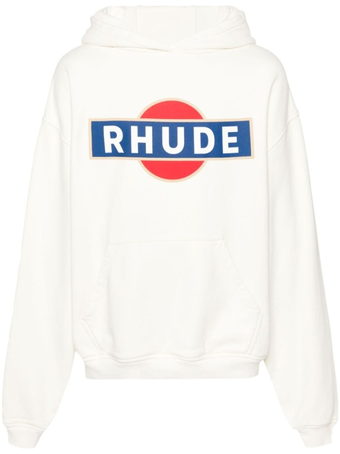 

RHUDE толстовка с капюшоном Vintage Racer из хлопка, белый