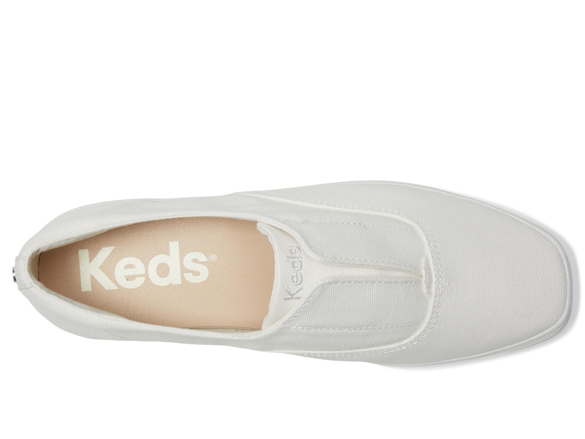 Кроссовки Keds Keds Champion Square Toe Slip-On, цвет Snow White Canvas — фото 2