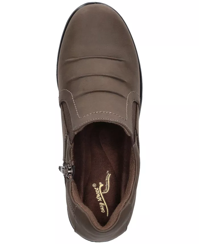 Женские удобные балетки Chipper Comfort Shooties Easy Street, коричневый/бежевый — фото 4