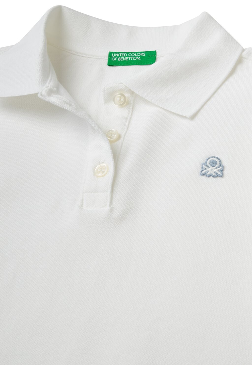 

Поло SHORT SLEEVE United Colors of Benetton, белый