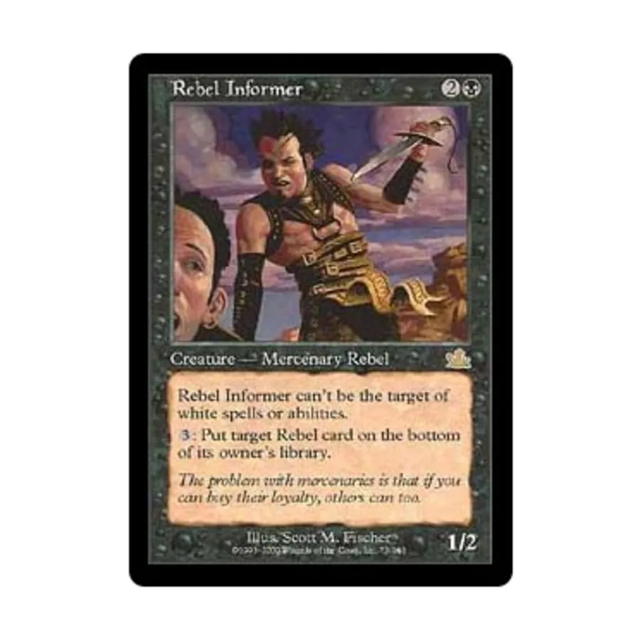 

CCG Информатор повстанцев (клавиша R), MTG - Prophecy