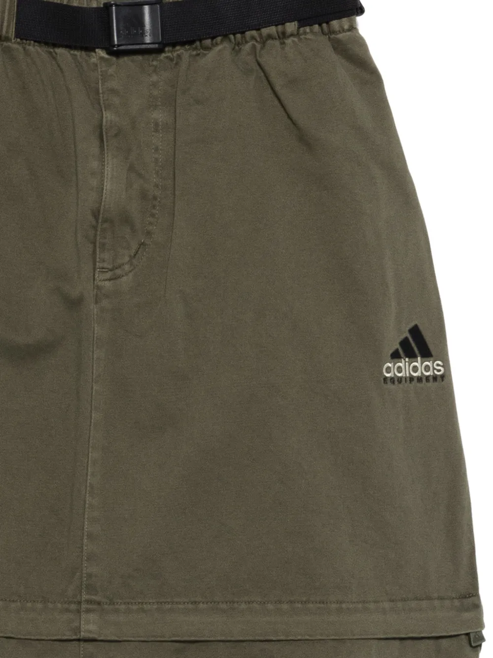 Миди-юбка с поясом Adidas, зеленый — фото 3