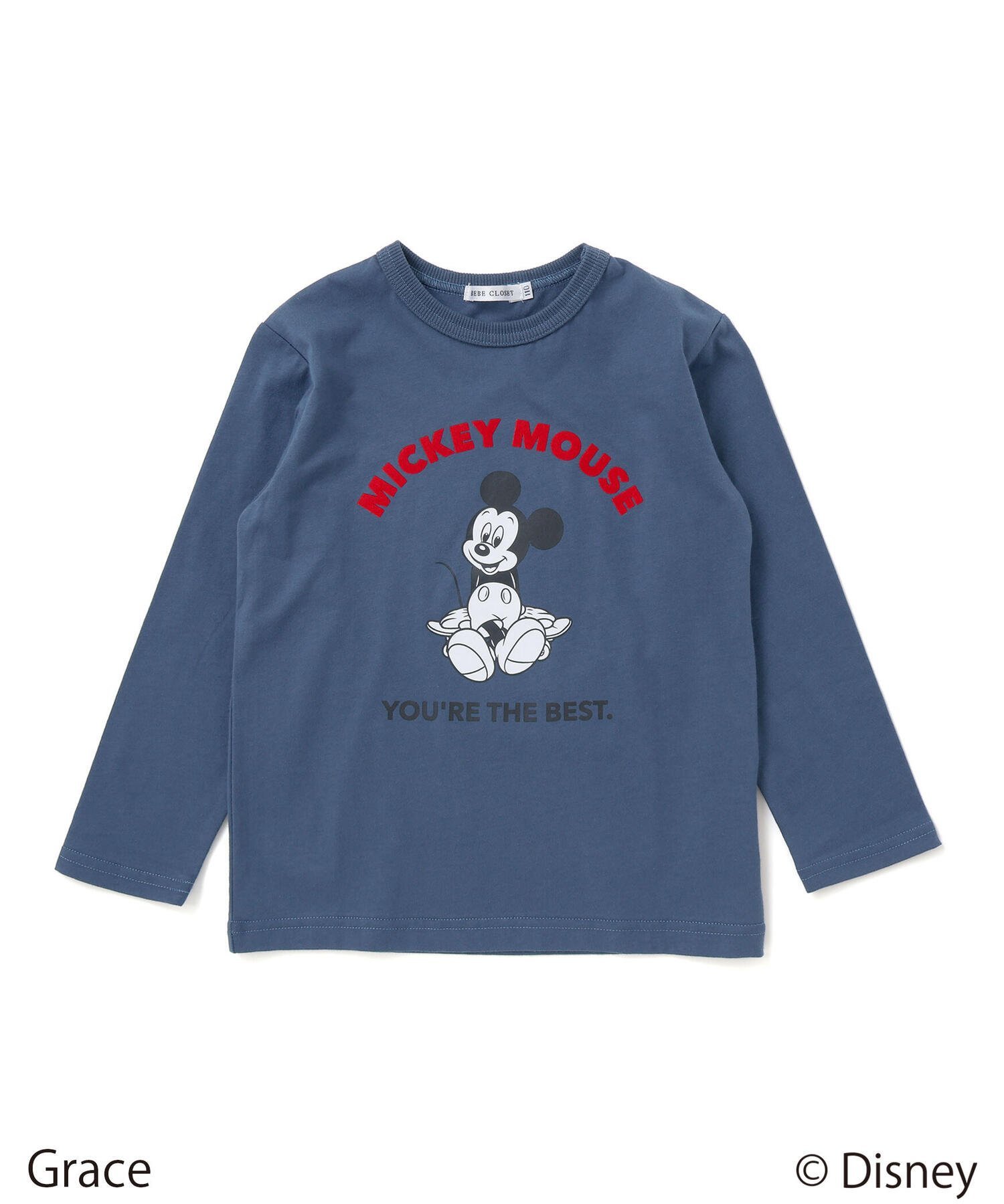 Футболка с длинными рукавами и принтом Disney (90-130 см) BeBe, Navy — фото 3