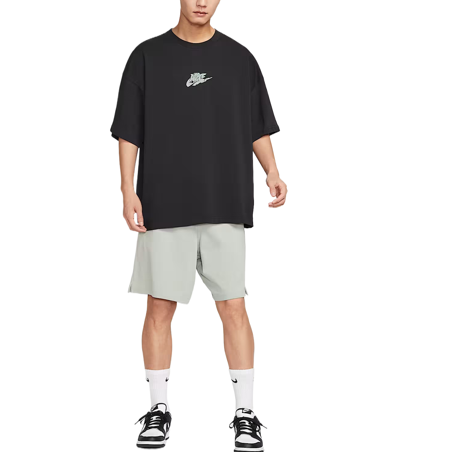Футболка мужская Sportswear SS25 Nike, черный — фото 3