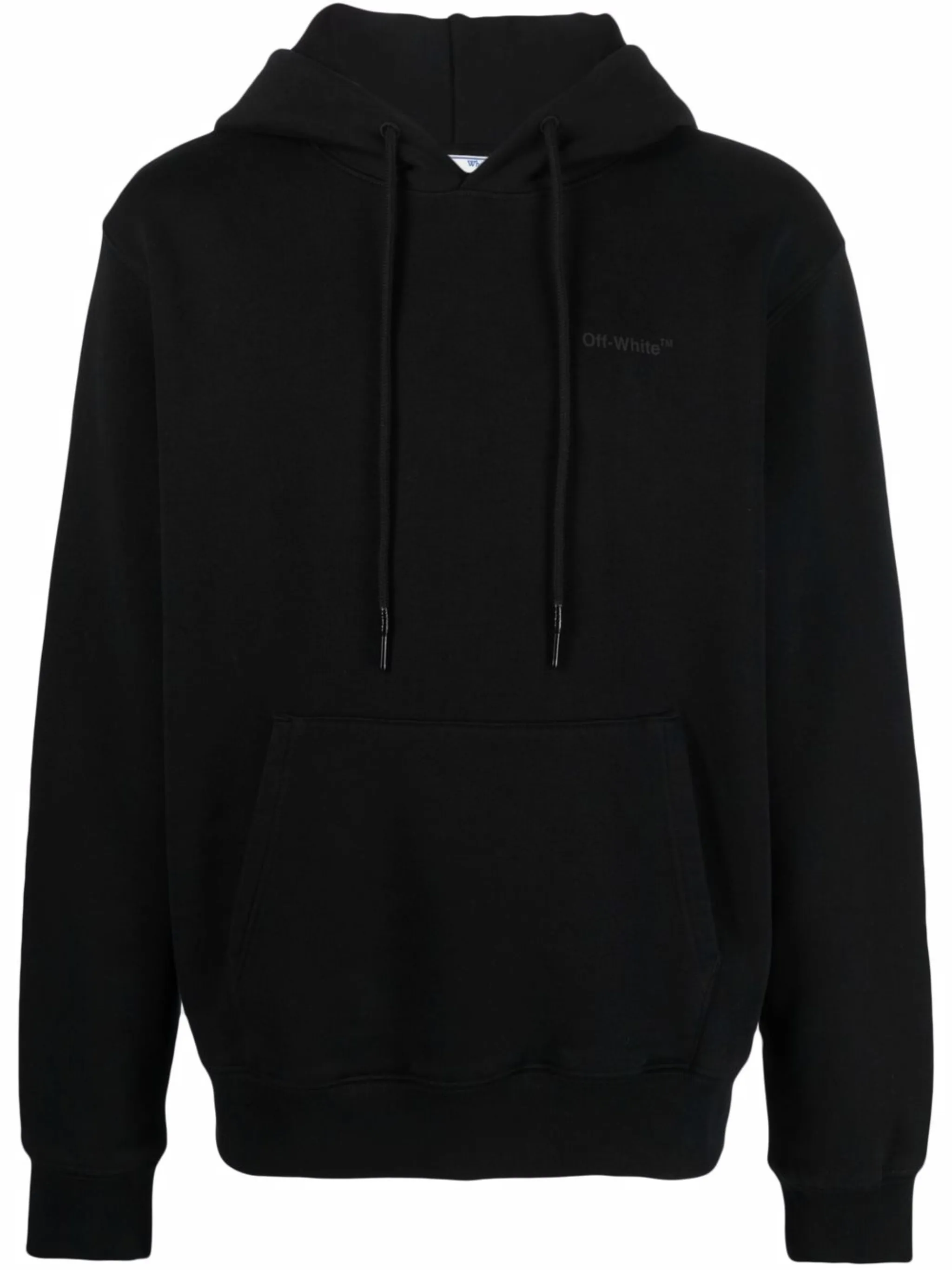 

Худи с полосками Diag Off-White, черный