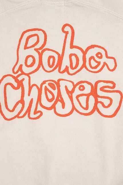Блуза детская с длинным рукавом By Hand Bobo Choses, бежевый — фото 4