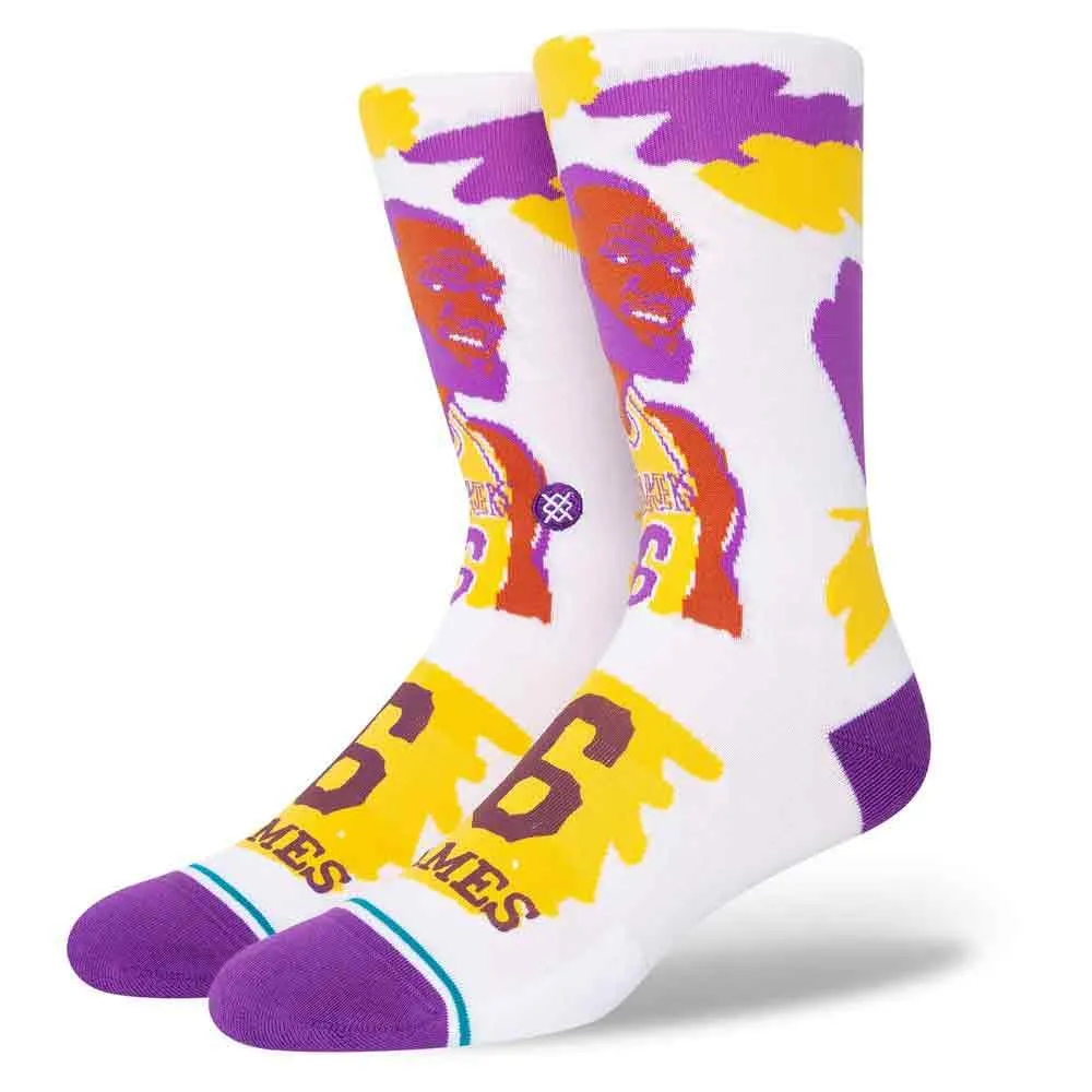 

Носки Stance Paint Lebron, белый