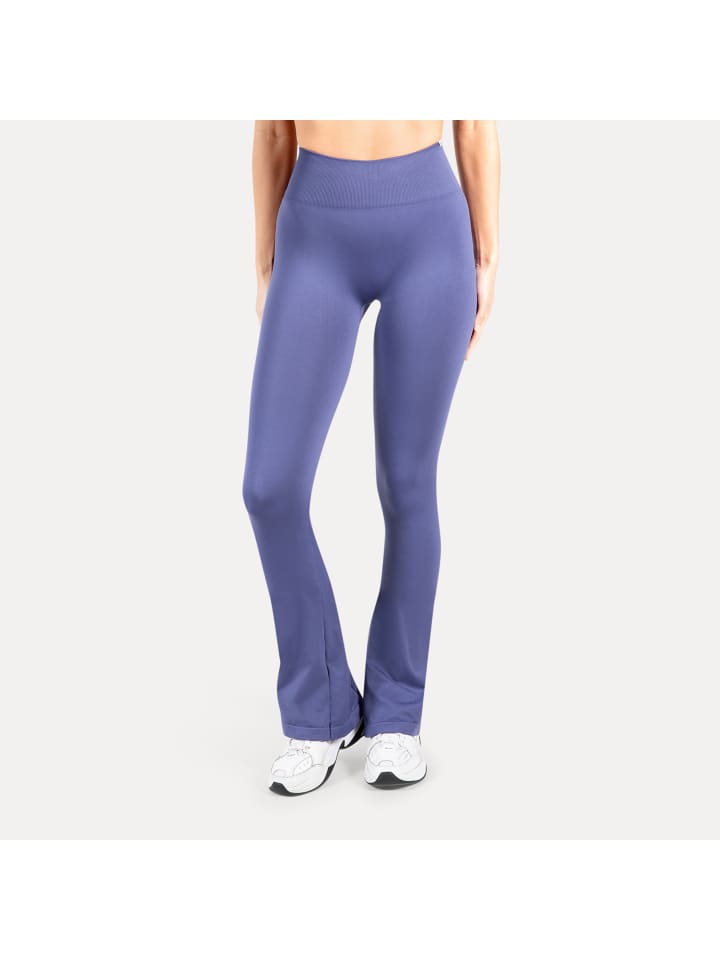 

SMILODOX Расклешенные леггинсы Oriana темно-синего цвета