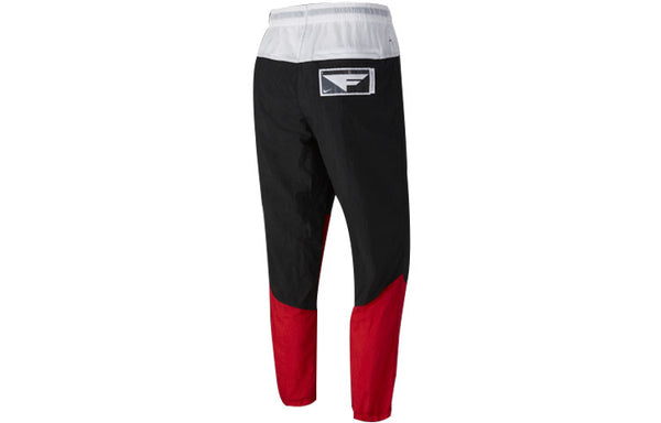 Брюки flight as men's nk flight pant stitching basketbal lsports long pants black/red Nike, черный — фото 2