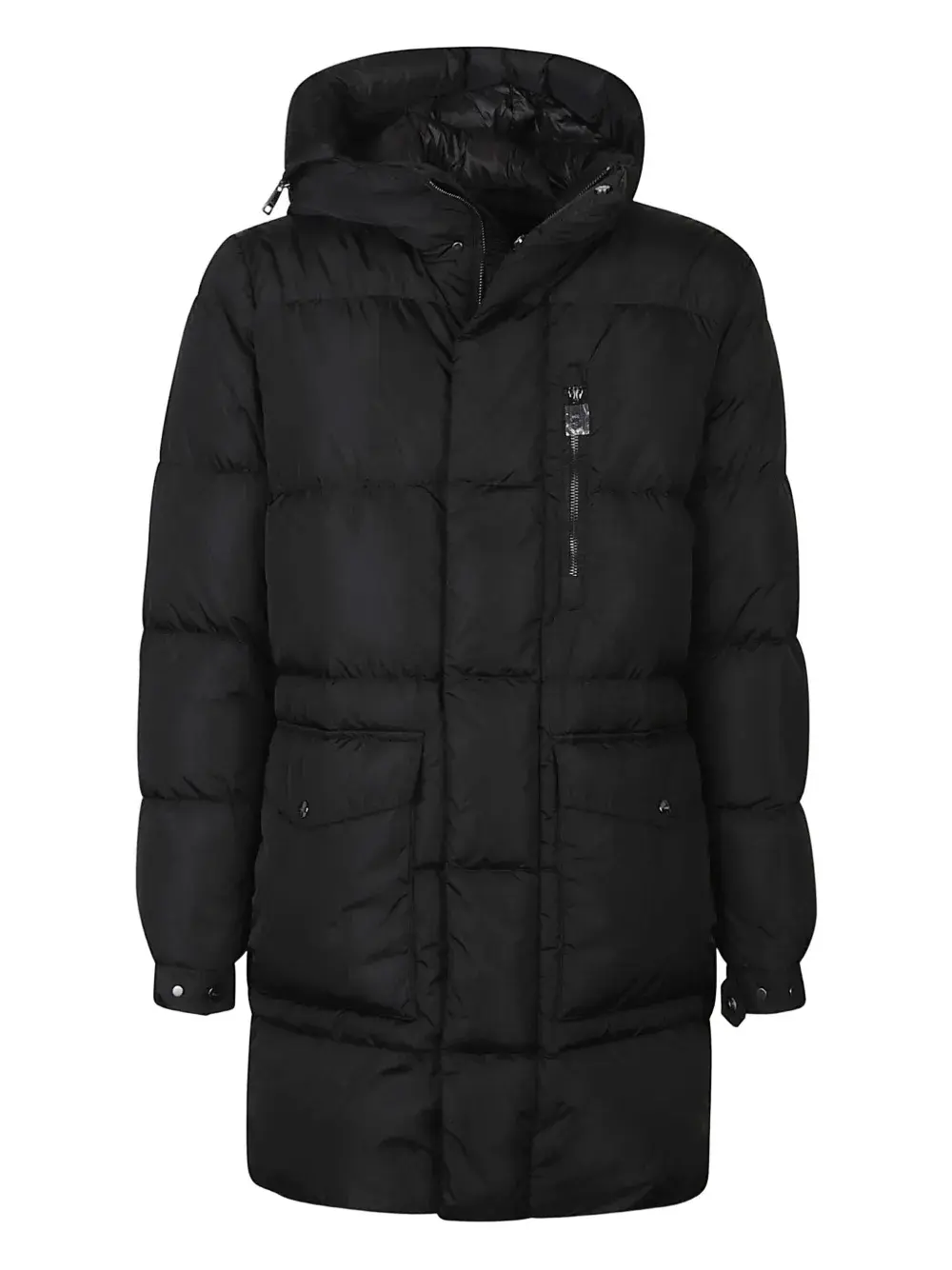 

Пуховое пальто с капюшоном Add, черный