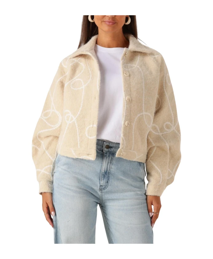 

Стильная женская куртка Milou Nukus, бежевый