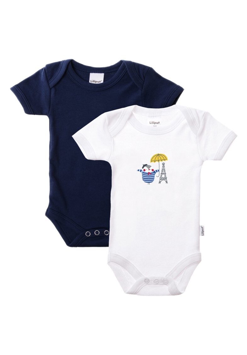 

Боди 2 PACK Liliput, цвет blau/ weiß mit print