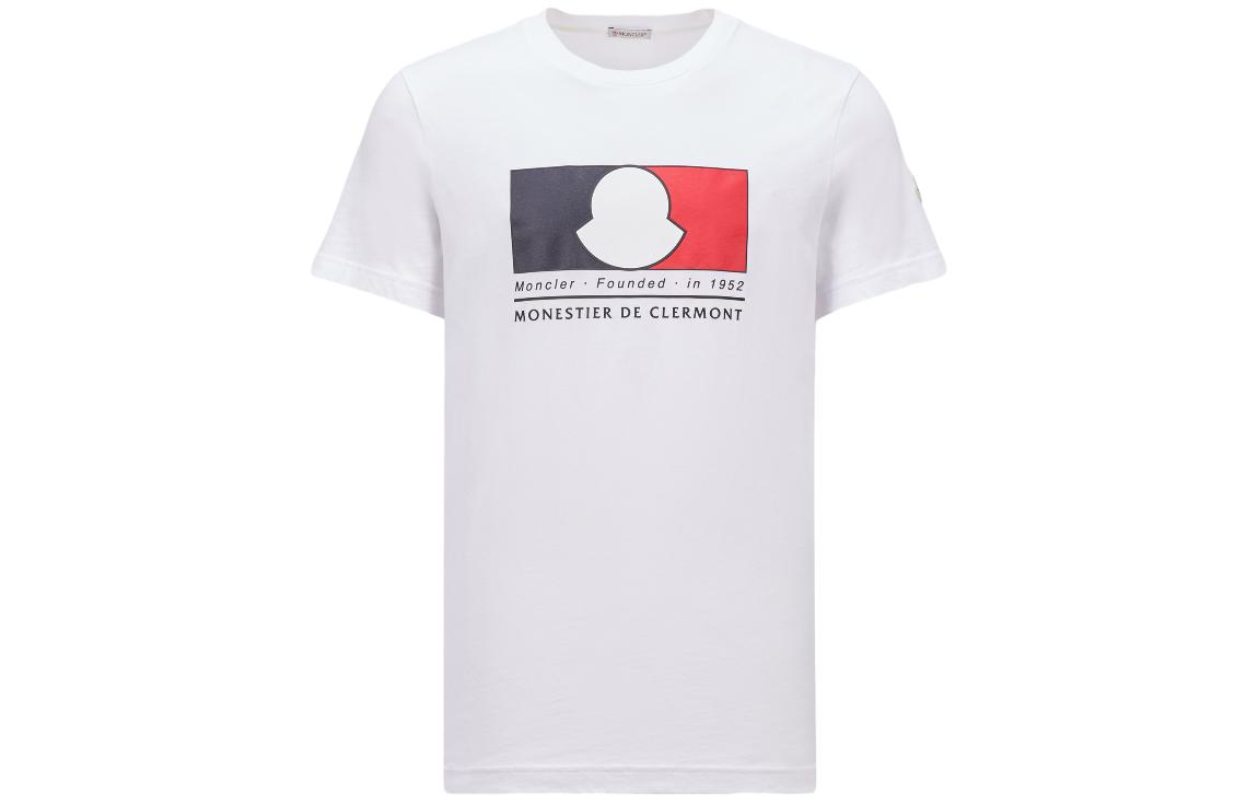 

Футболка с логотипом Moncler, белый