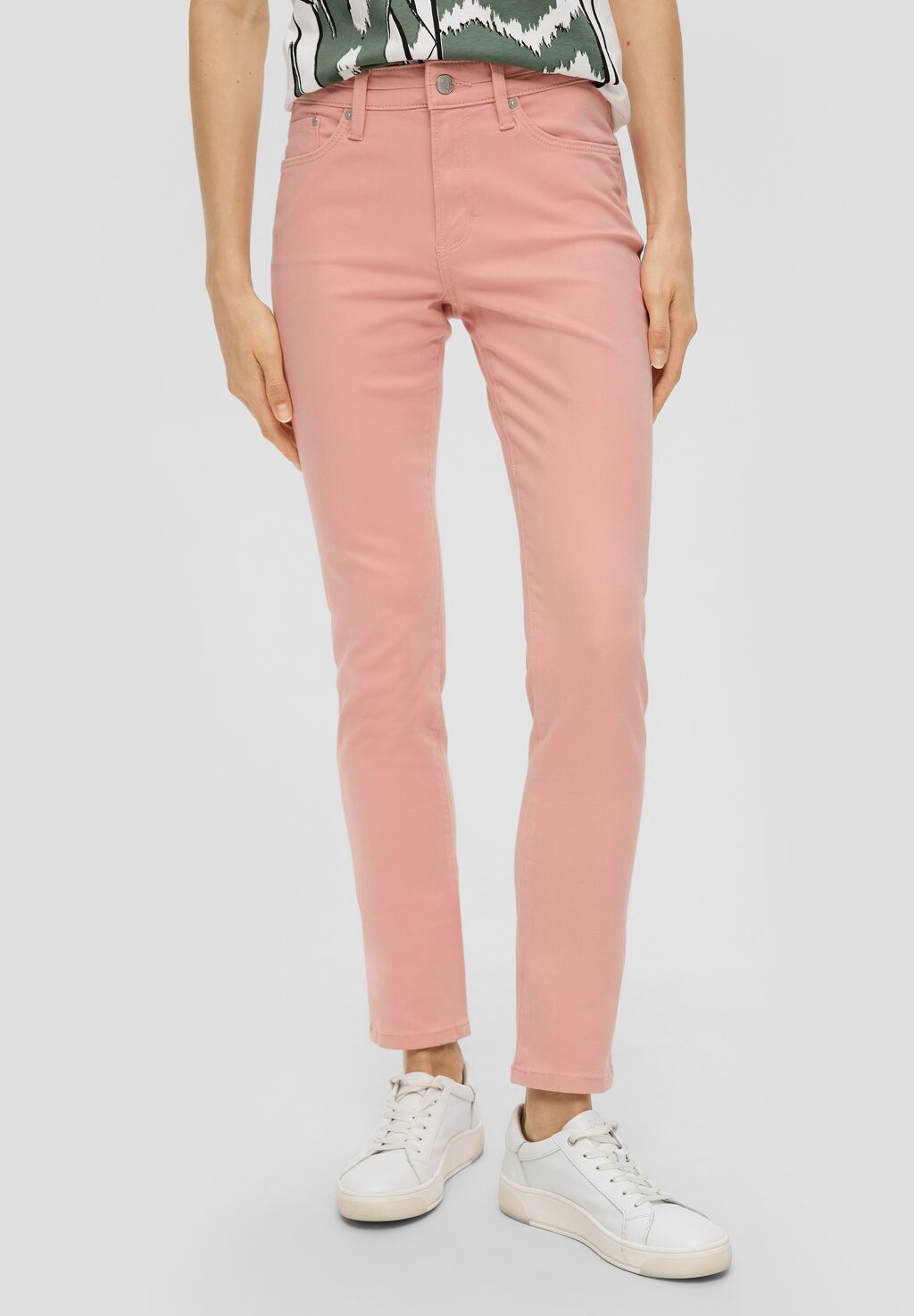

Джинсы облегающего кроя MID RISE s.Oliver, черный деним