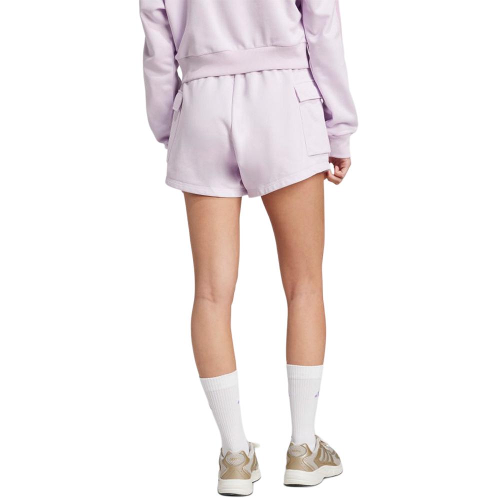 С AdiClub Essentials Small Logo French Terry Cargo Shorts Adidas, фиолетовый — фото 4