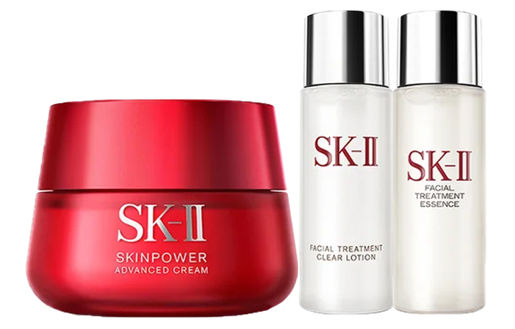 Набор средств по уходу за кожей SK-II: крем для лица Skinpower Advanced Cream, 80 г + лосьоны серии Facial Treatment, 30 мл + 30 мл — фото 2