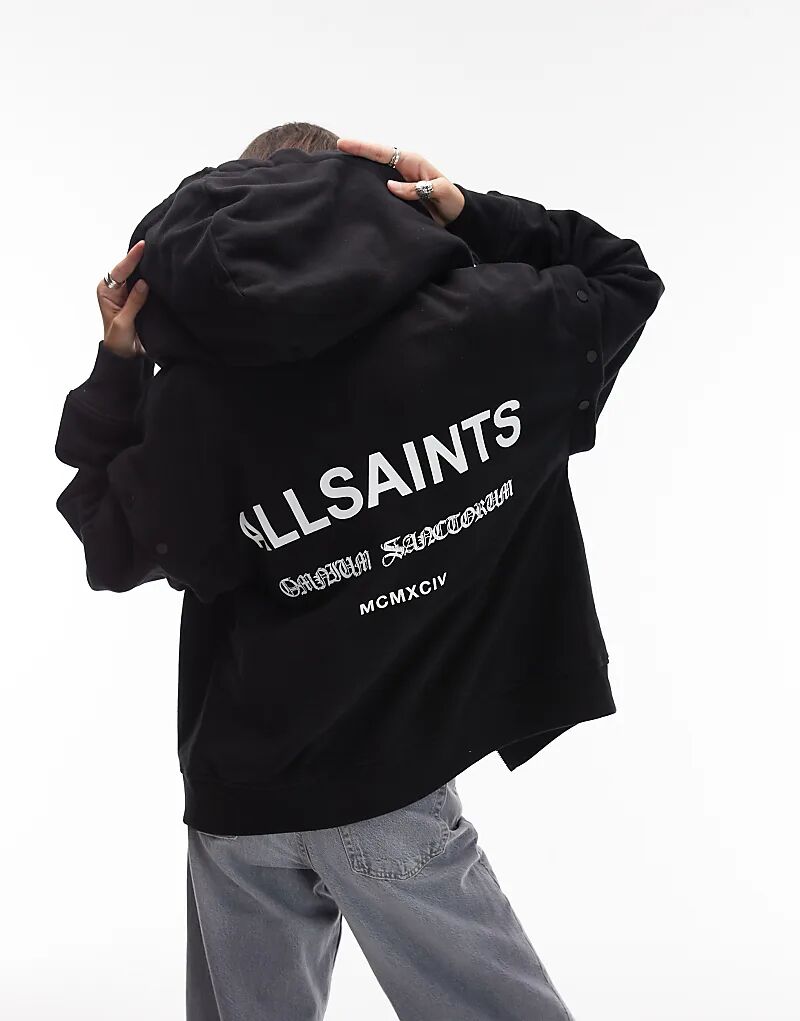 

Толстовка Allsaints Omnium Amphia черного цвета