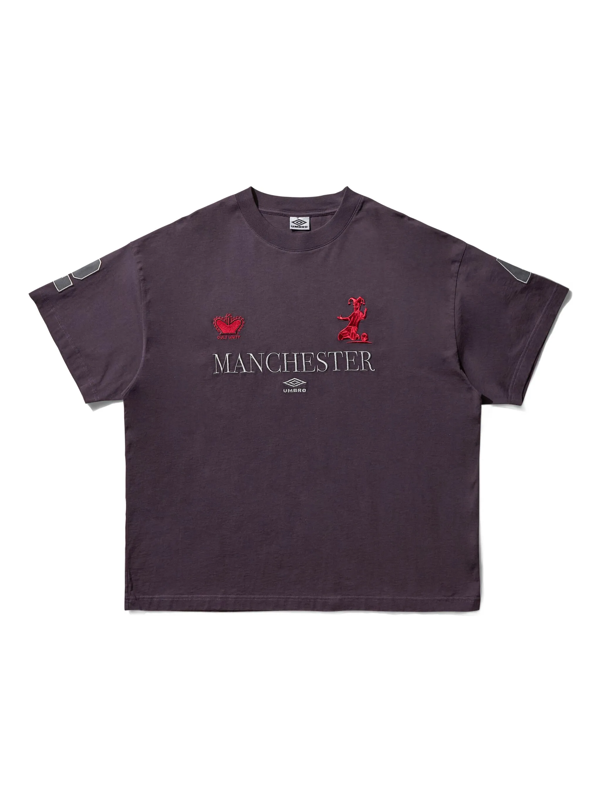 

Футболка с вышивкой Umbro, фиолетовый