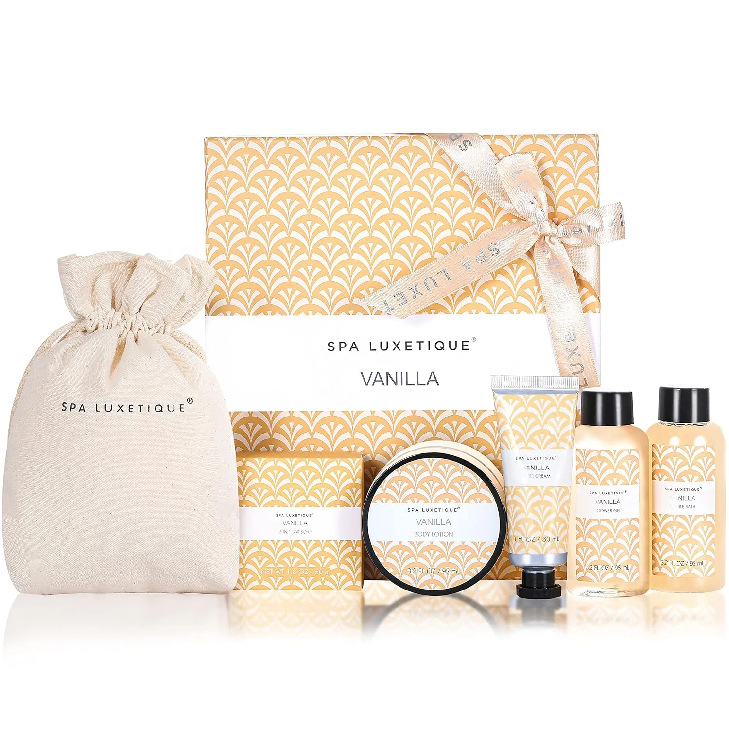 Женский подарочный набор для ухода за телом SPA LUXETIQUE «Vanilla Fragrance» Spa Luxetique