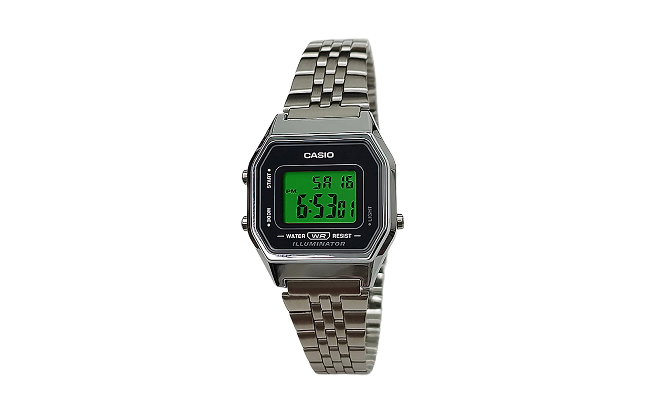 

CASIO Часы Retrofit Series Quartz Movement Stainless Steel Strap Watch Men's Watch Black Dial