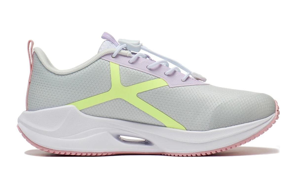 Супер легкие 20 детские кроссовки GS Low-top серые/фиолетовые Lining Young — фото 2