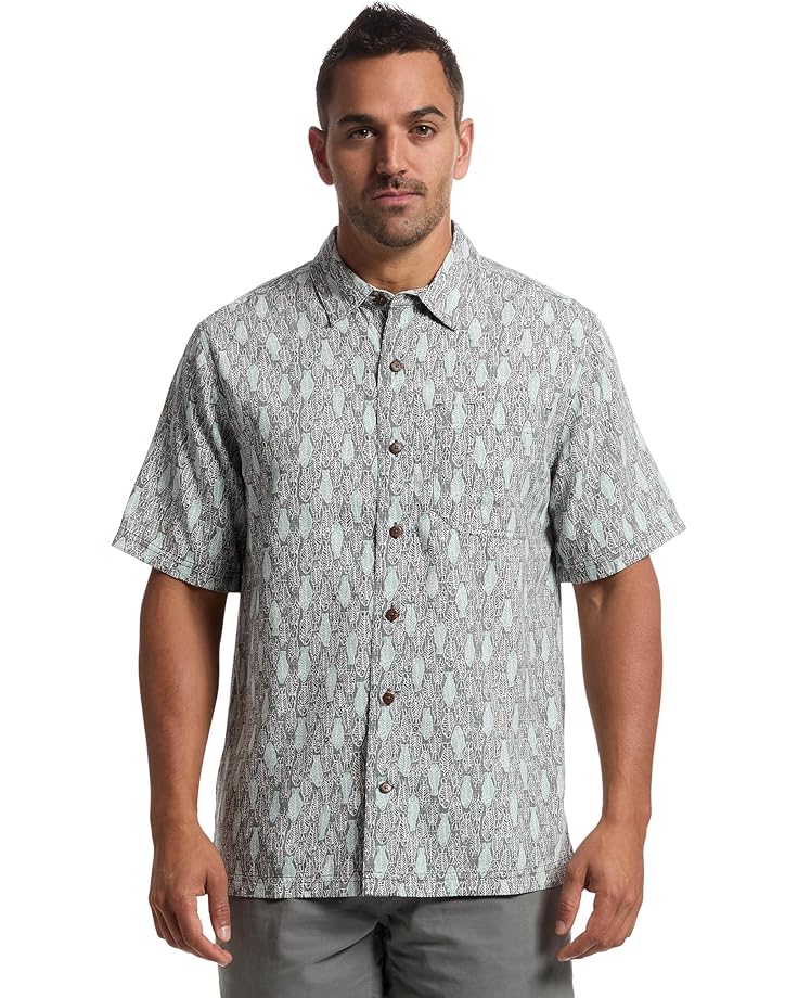 

Рубашка Royal Robbins Camino Pucker Short, цвет Everglade Fish Print