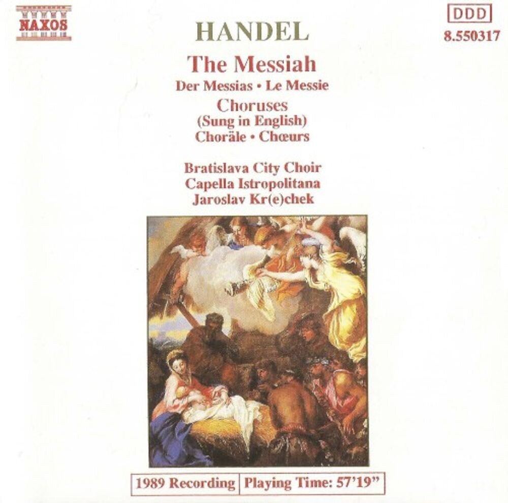 

Диск CD The Messiah - George Frideric Handel