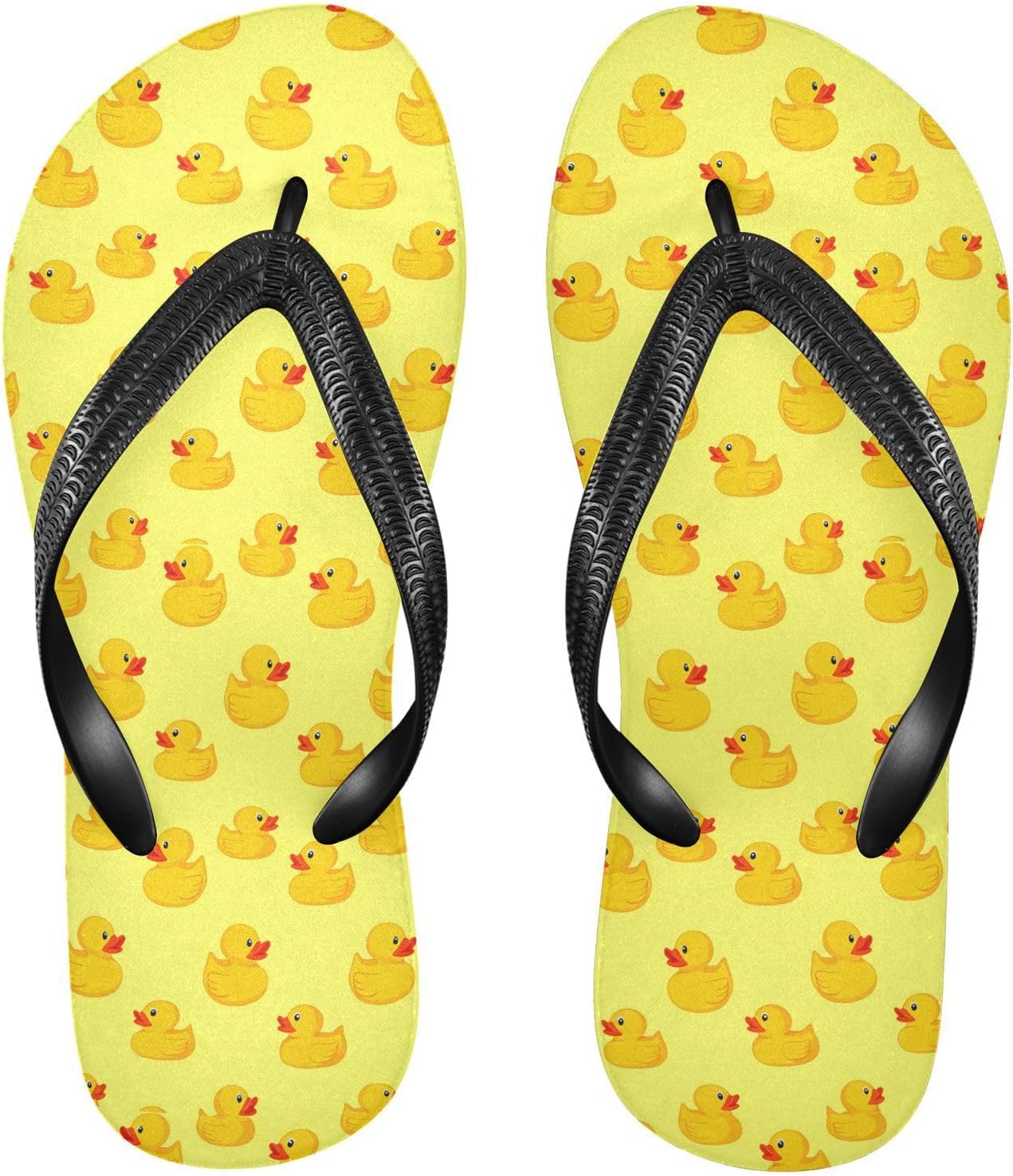

Милые утята Желтые пляжные шлепанцы для женщин и мужчин Летние повседневные сандалии для душа 20861954 Kfbe