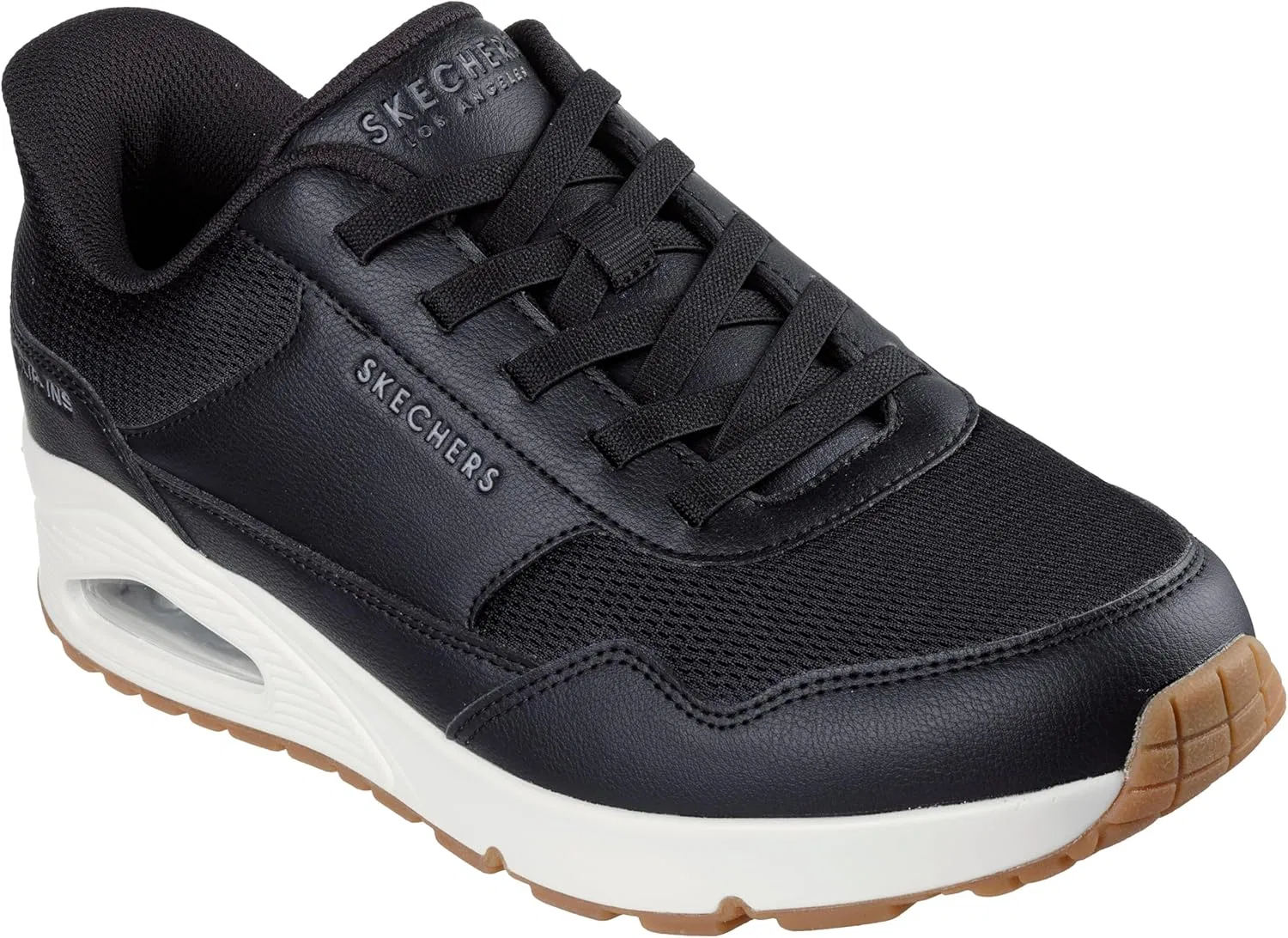 Мужские слипоны Skechers UNO - Banksia Hands Free, Black