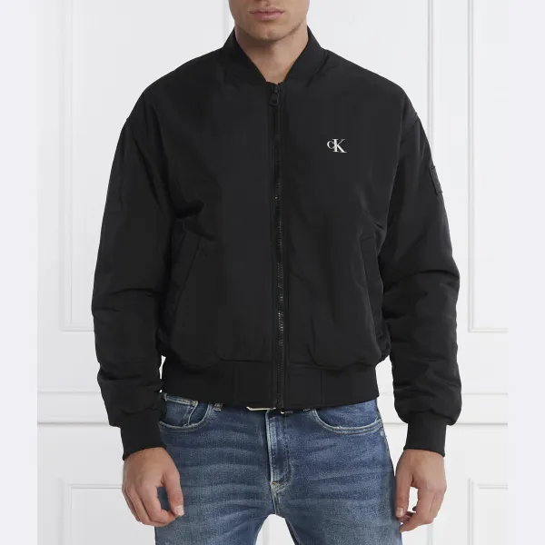 

Бомбер стандартного кроя Calvin Klein, черный