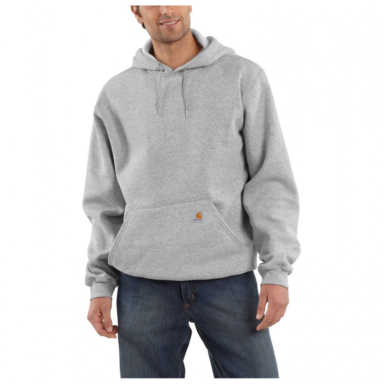 

Толстовка с капюшоном Carhartt Hooded Sweatshirt, цвет Heather Grey