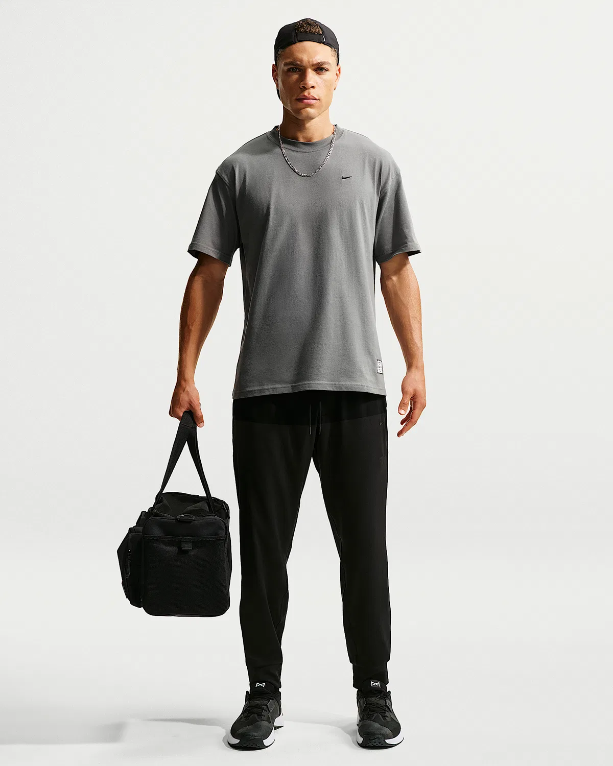 Мужские спортивные штаны Nike Primary NanoKnit Dri-FIT с защитой от УФ, Black/Black