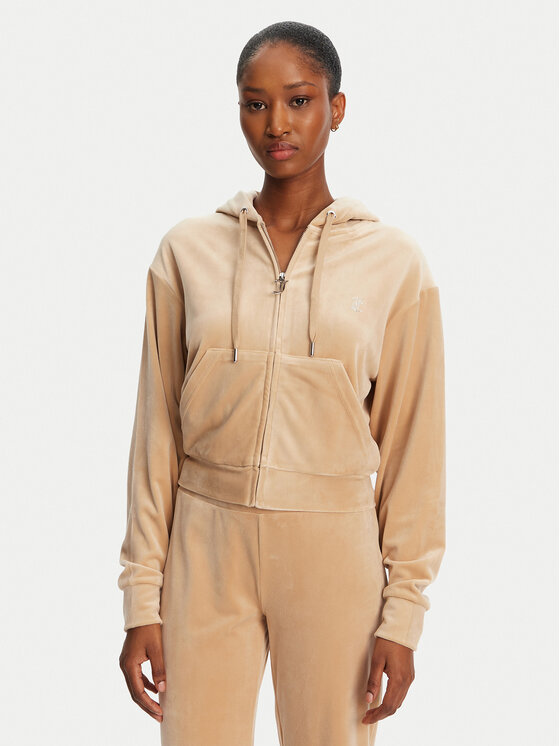 

Свободный крой толстовка Iccle JCWAS125308 Juicy Couture, бежевый