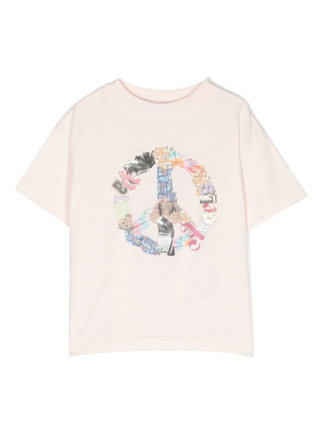 

Palm Angels Kids футболка Peace, розовый