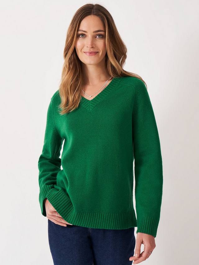 

Джемпер Harmony с V-образным вырезом и открытыми плечами Crew Clothing