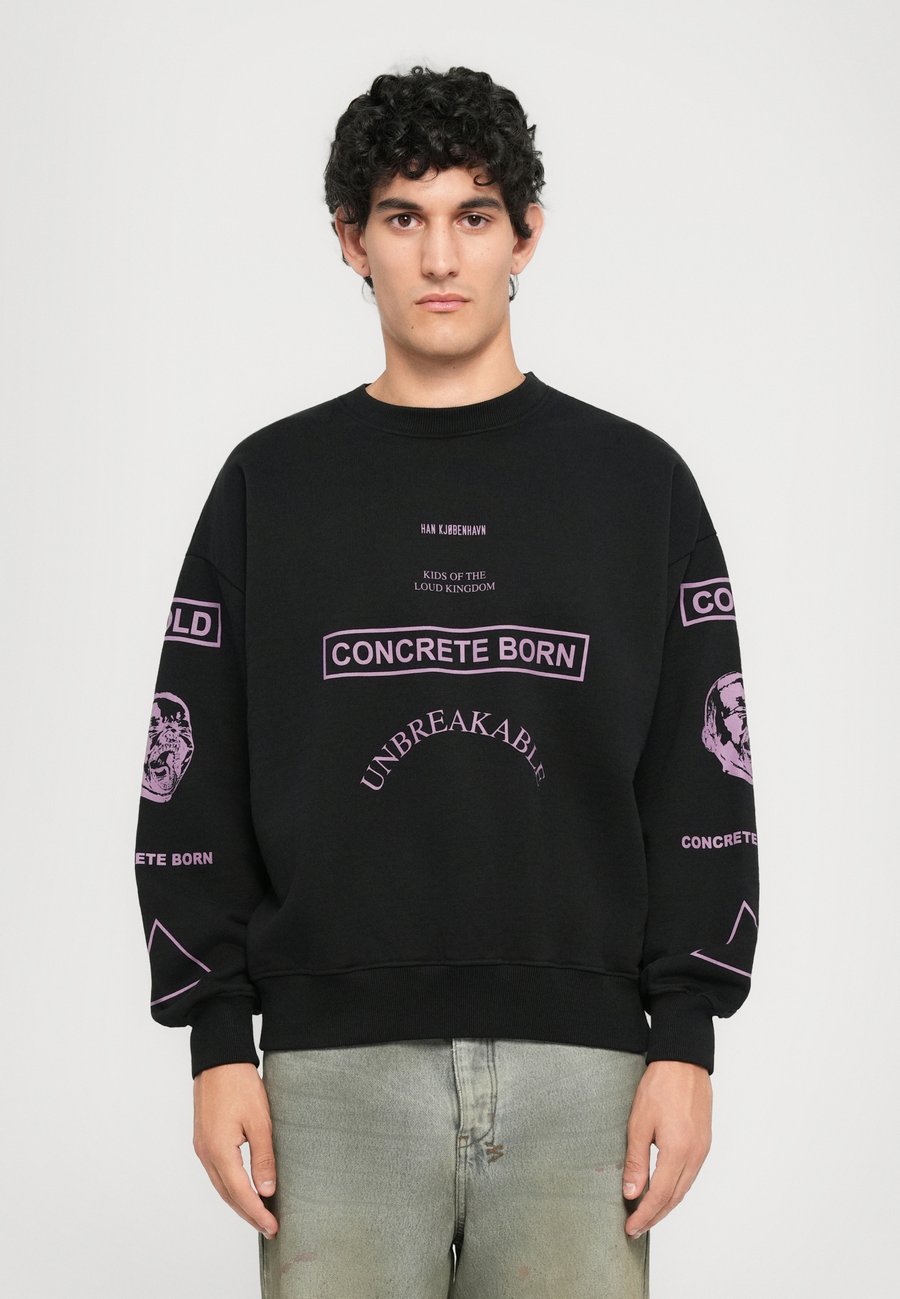 

Толстовка Han Kjøbenhavn GRAPHIC PRINTED CREWNECK, Black