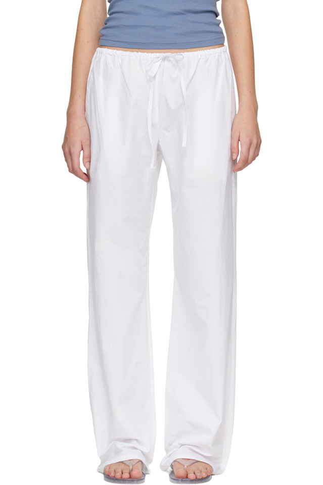 

Брюки на шнуровке Matteau, белый