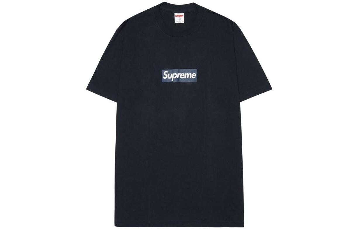 

Футболка унисекс темно-синяя Supreme, синий