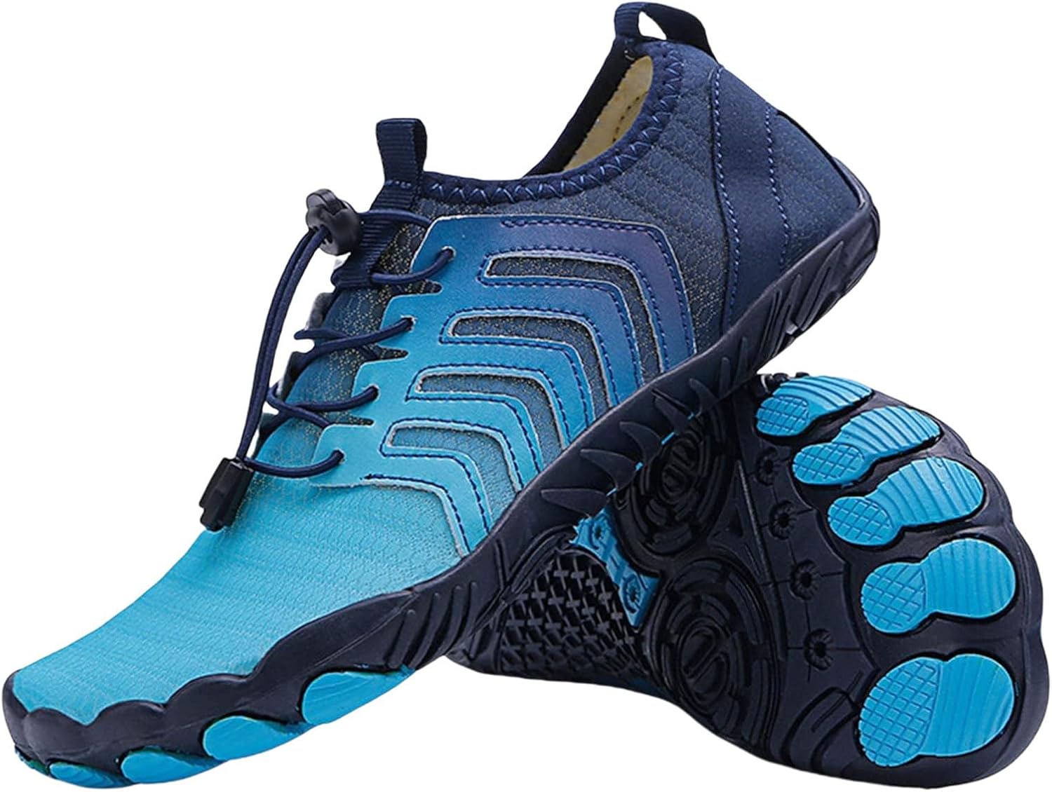 

Кроссовки Pro Barefoot Shoes Comfortable Hike Barefoot Footwear Water Shoes for Women Men Quick-Dry Aqua Socks Swim Beach Barefoots Ladies Athletic Shoe Flat Bottom Tazeap, темно-синий