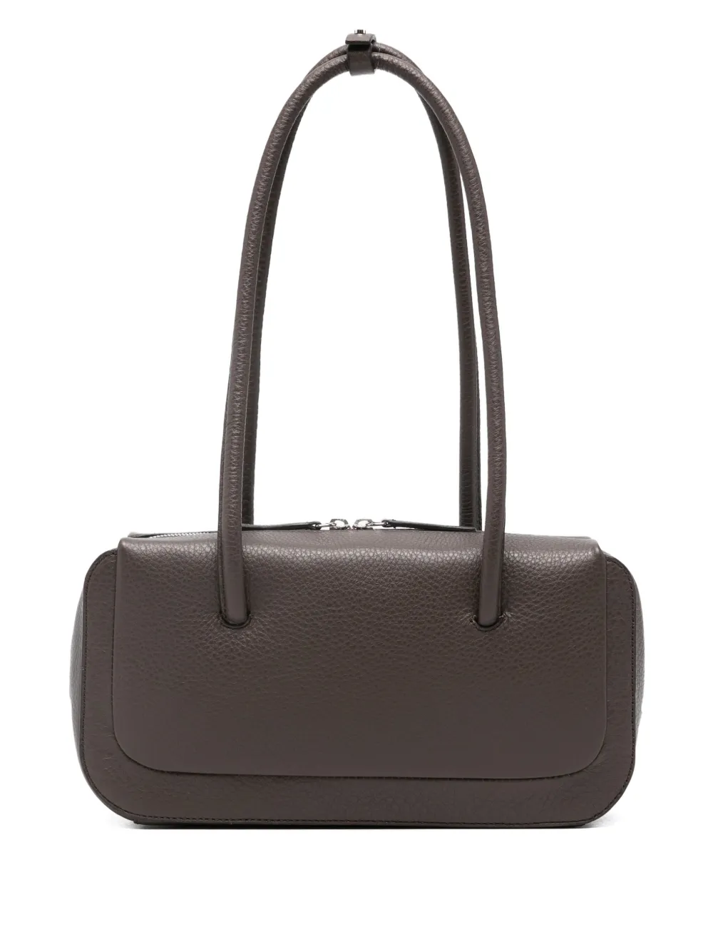 

Сумка-тоут с короткими ручками из зернистой кожи Aesther Ekme, черный