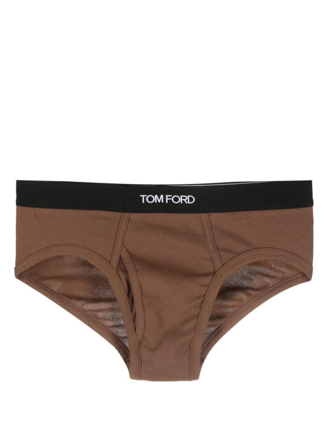 

TOM FORD трусы-брифы с логотипом, коричневый