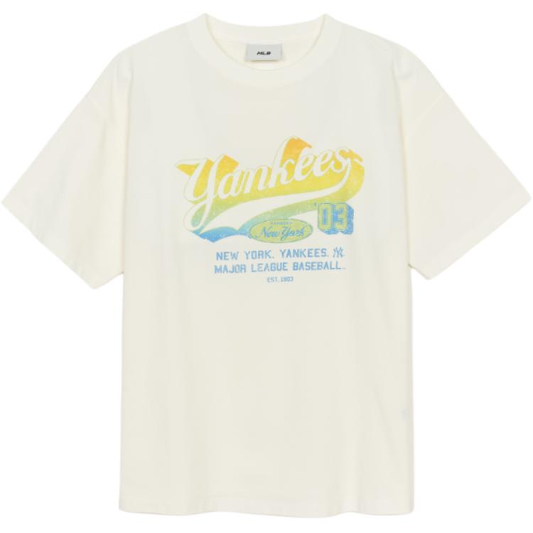 

MLB Футболка женская белая, Белый, MLB Футболка женская белая