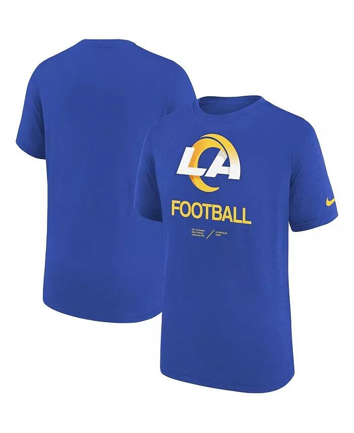

Футболка Big Boys Royal Los Angeles Rams Sideline Legend Performance Nike