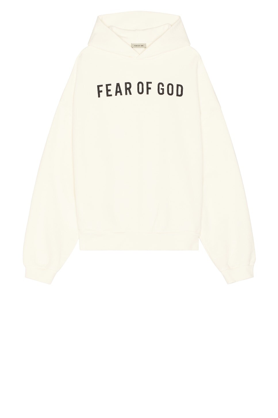 

Толстовка с накладным логотипом Fear Of God, цвет Cream