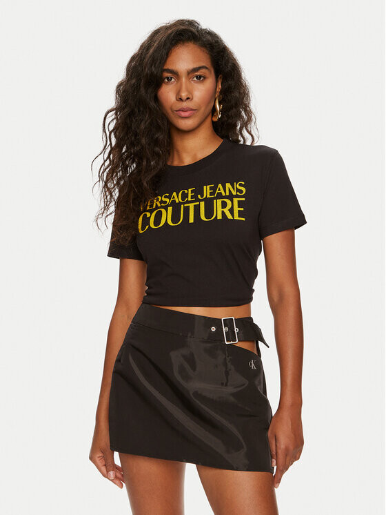 

Футболка стандартного кроя Versace Jeans Couture, черный