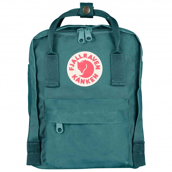 

Kanken mini - рюкзак Fjällräven, зеленый