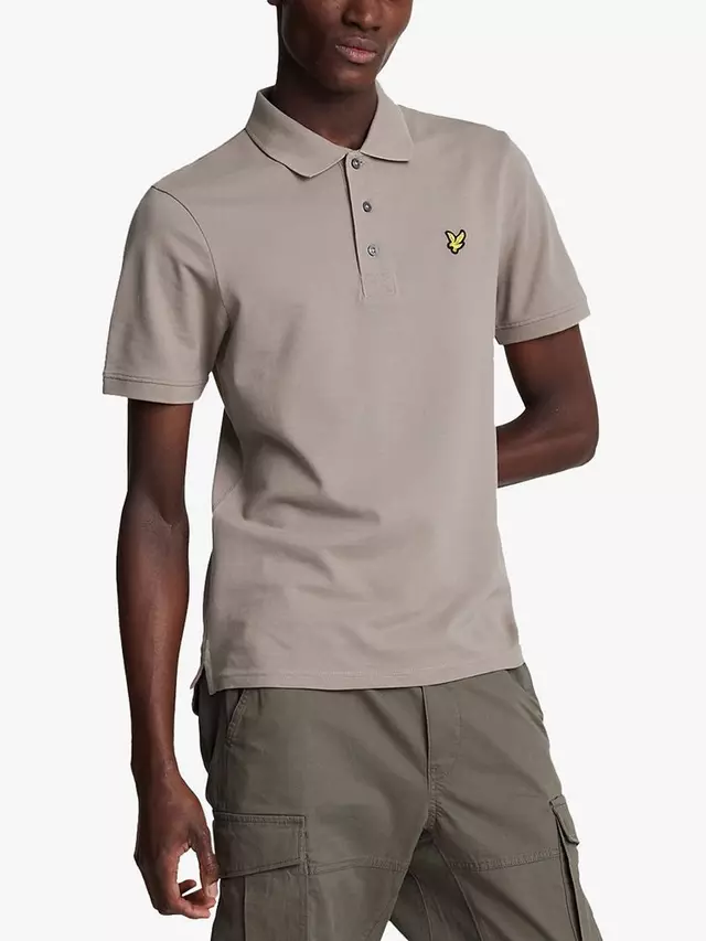 

Поло Lyle & Scott Plain, цвет sage/uniform
