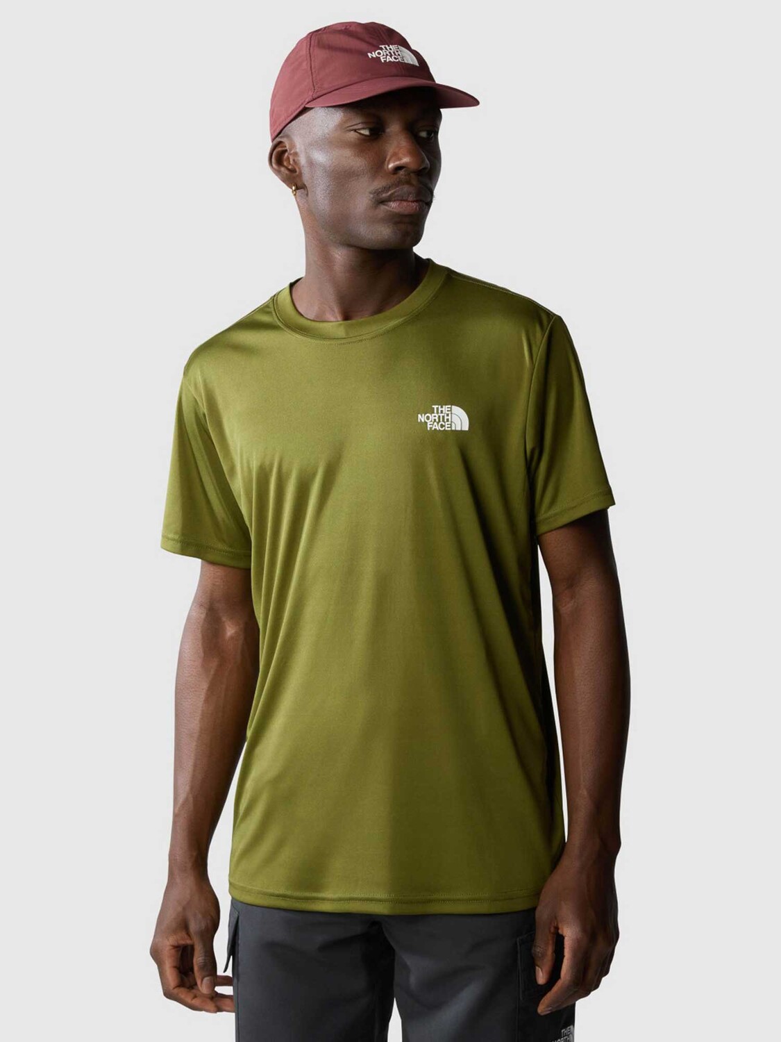 

Футболка The North Face M REAXION RED BOX, зеленый